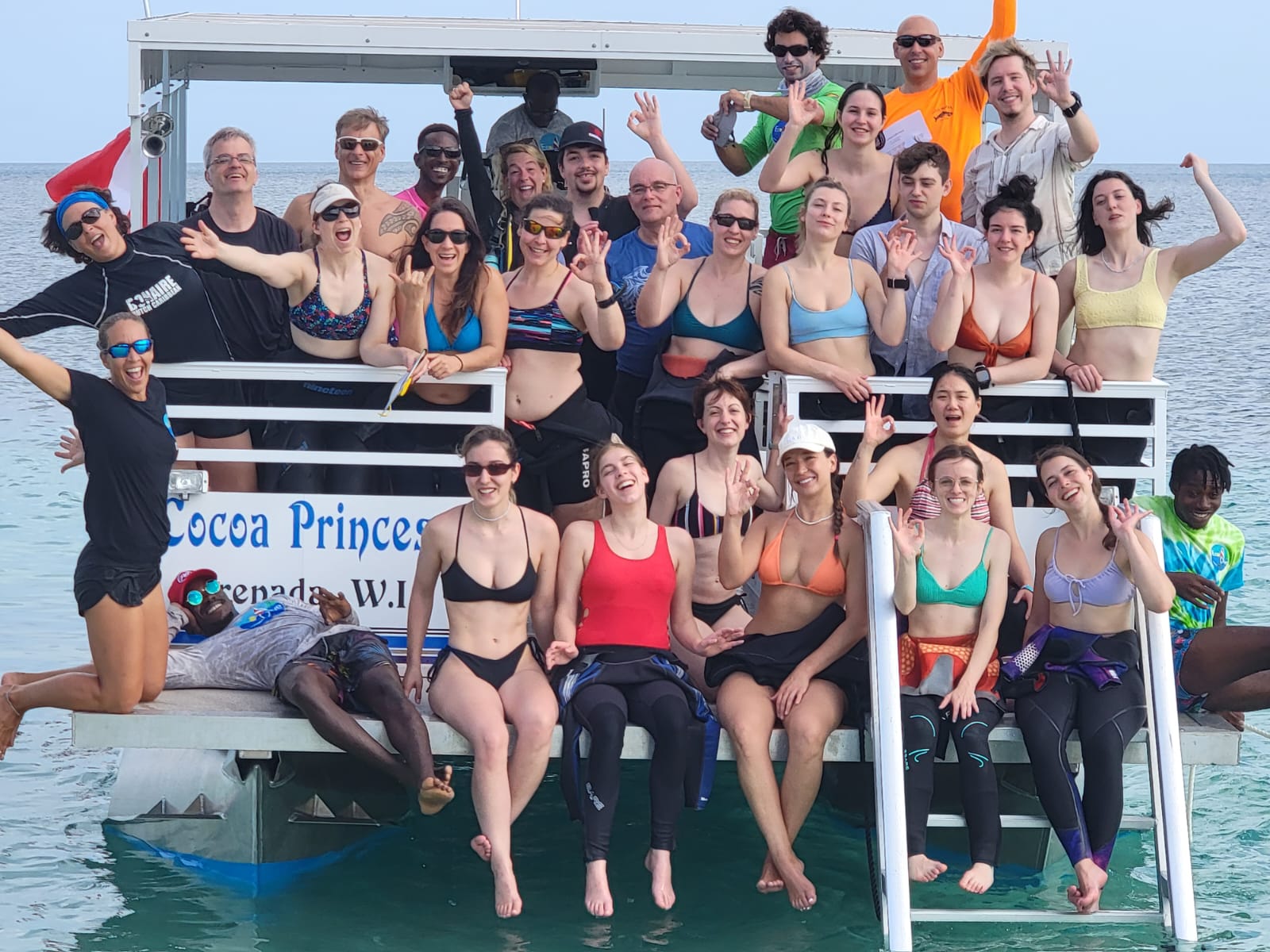 Cocoa Princess research dive group trip Eco Scuba Diving Groups Grenada Research Trip Eco